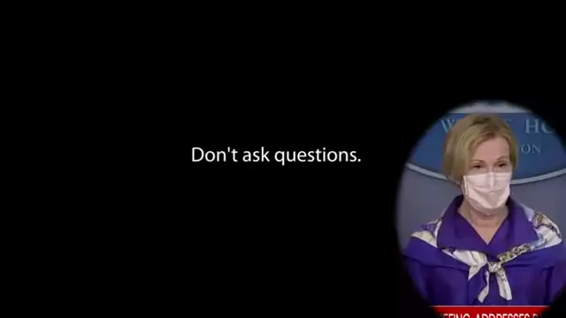 KEEP YOUR MASK ON,  by Dr. Birx