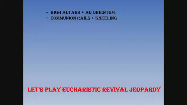 Fr. John Echert - The Catholic Bug-Out Bag: Spiritual Prepping for the coming Remnant Revival